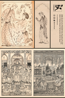 Zubaan Merchandise: Miniature Paintings Bundle